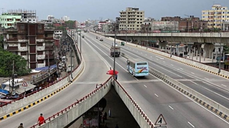 হানিফ ফ্লাইওভার থেকে পড়ে যুবকের মৃত্যু