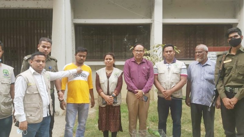 অনলাইনে পাখি বিক্রি, আটক ১