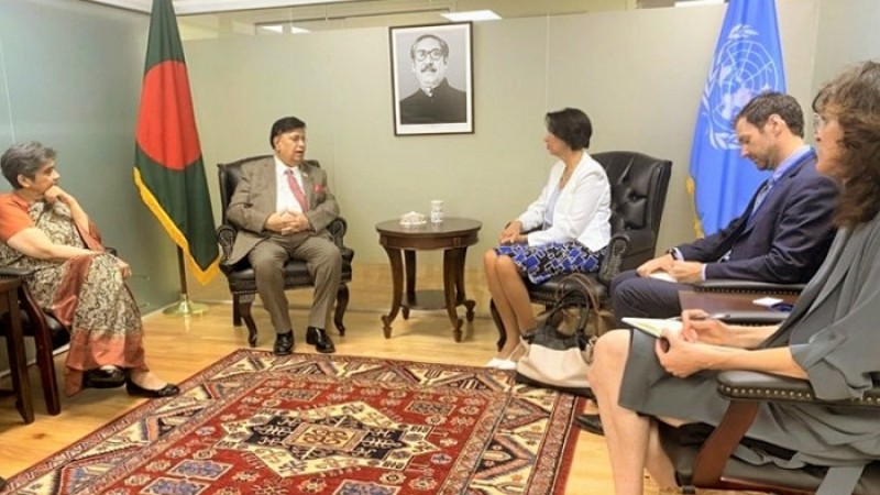 রোহিঙ্গাদের ফেরত পাঠাতে জাতিসংঘের রোডম্যাপ চাইলেন পররাষ্ট্রমন্ত্রী