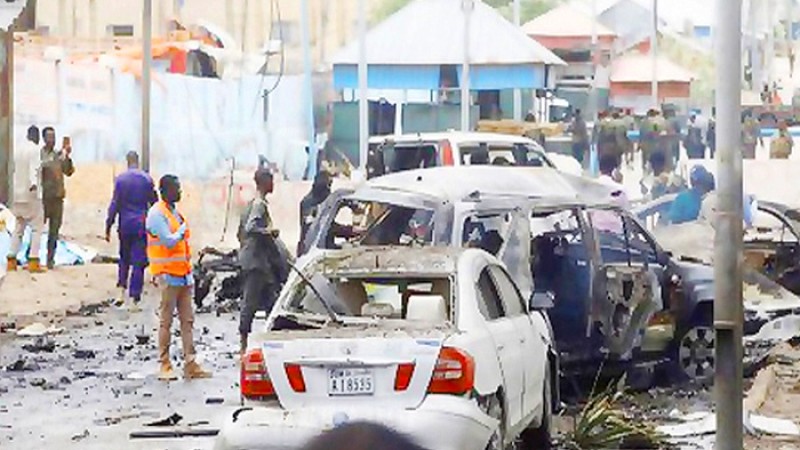 মধ্য সোমালিয়ায় আত্মঘাতী বোমা হামলা, নিহত ১৩