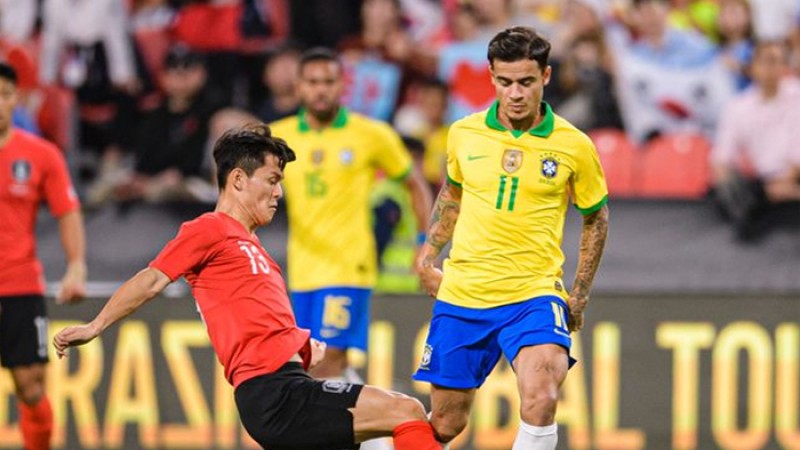 দক্ষিণ কোরিয়াকে উড়িয়ে দিলো ব্রাজিল