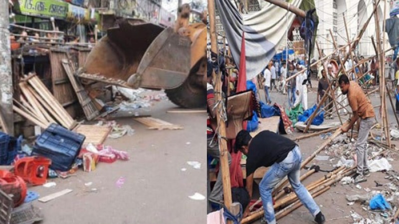 গুলিস্তানের রেড জোনে দোকান, ৫ জনের জেল