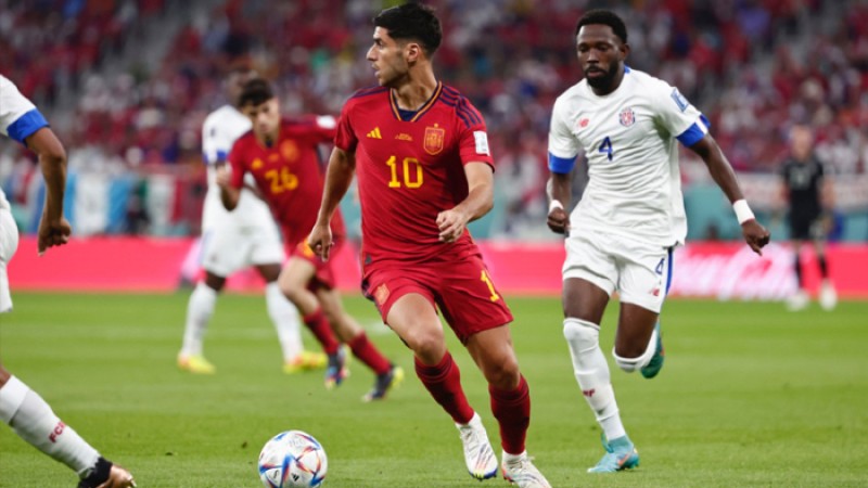 প্রথমার্ধেই কোস্টারিকার জালে স্পেনের ৩ গোল