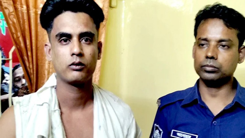 লক্ষ্মীপুরে বঙ্গবন্ধুর ম্যুরাল ভাঙচুর, যুবক আটক