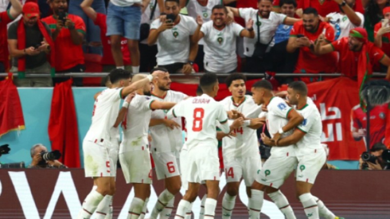 শক্তিশালী বেলজিয়ামকে হারিয়ে মরক্কোর চমক