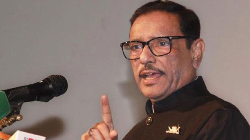 সংলাপের আড়ালে গভীর ষড়যন্ত্র করছে বিএনপি: ওবায়দুল কাদের